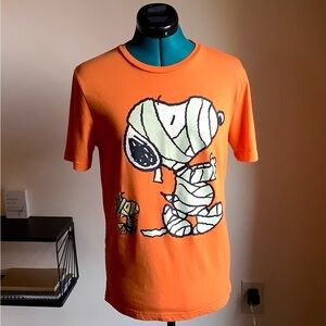 Spooky Snoopy Peanuts Halloween T-Shirt Sz S (34-36)